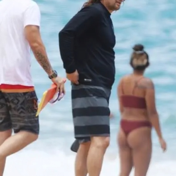Da-hui Jason Momoa board shorts , grey /blk, 36 - Picture 7 of 8